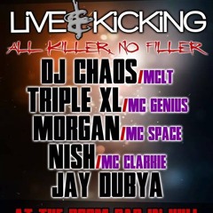 DJ NISH & MCS LT + CLARKIE @ LIVE & KICKING 12.09.14