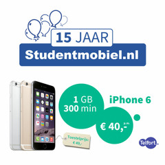 Radiospot Studentmobiel.nl / iPhone 6 met Telfort