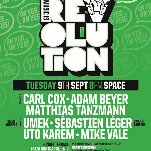 Thabo Getsome & Renzky at Space Ibiza - Carl Cox Music Is Revolution (09.09.2014)