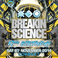 DJ Guv & MC Funsta, Stormin @ Breakin science 12th Birthday
