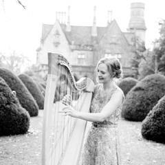 Bach - Prelude in C (on harp)