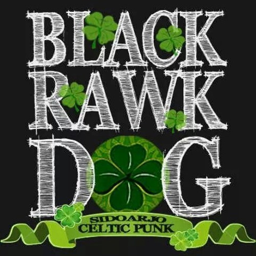 Shine and fun - black rawk dog