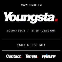 Kahn guest mix for Youngsta's show on Rinse FM [broadcast 8th December 2014]