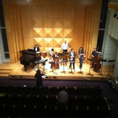 Open Piece No. 4 "Birthday Music for Carolyn O'Brien" for violin and ensemble