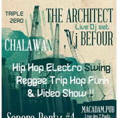 Sonore party #4  The Architect vs Befour 23/03 @ Montpellier