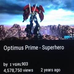 optimus prime-superhero