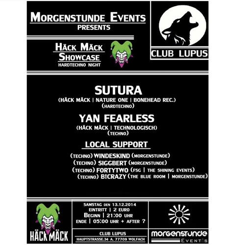FortyTwo @ Häck Mäck Showcase with Sutura - Club Lupus 13.12.2014
