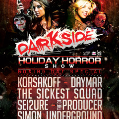 DARKSIDE HOLIDAY HORROR SHOW ADVERT
