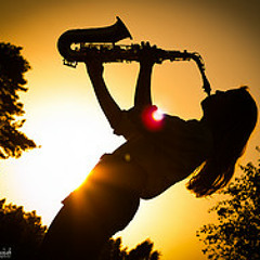 Sax on fire