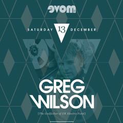 GREG WILSON @ THE MOVE - STOKE - ON - TRENT - 13.12.14