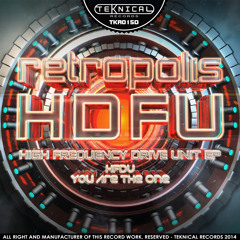 RETROPOLIS - YOU ARE THE ONE - (HFDU EP) - *22/12/14 - BEATPORT* - TEKNICAL RECORDS