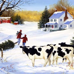 Christmas At Grandpas by John Staples