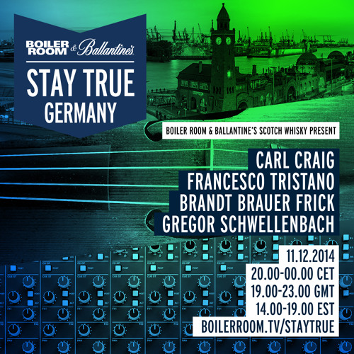 Carl Craig Boiler Room & Ballantine’s Stay True Germany Live Set