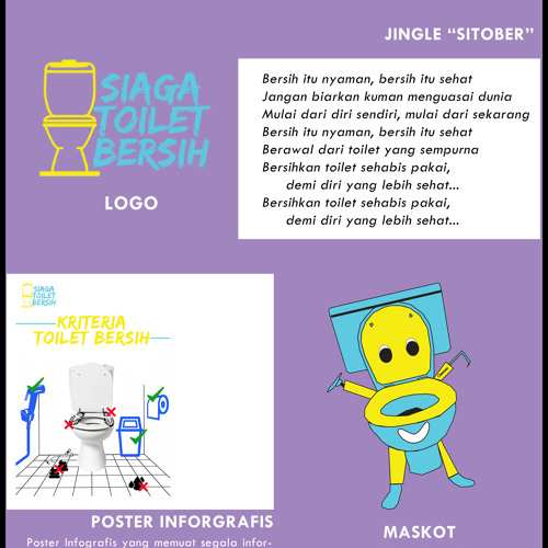 Poster Toilet Bersih.