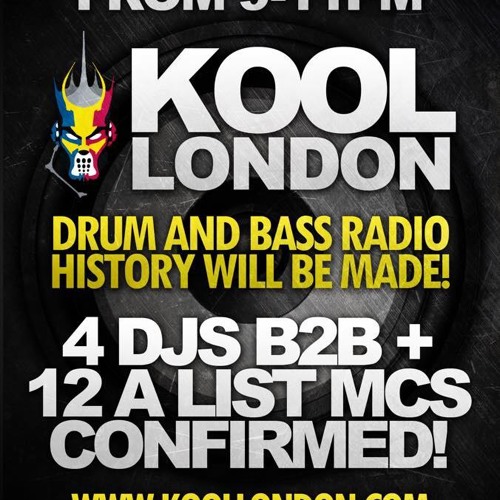 KOOL LONDON SUPER SUNDAY DEC 2014 4DJS 12 MCS