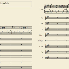 Back To Me - Cueshé (own ARRANGEMENT [using MuseScore])