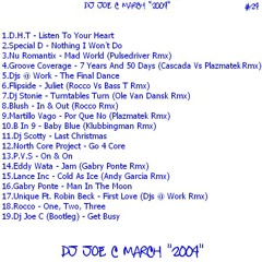 24.Dj Joe Craig - March CD 2004