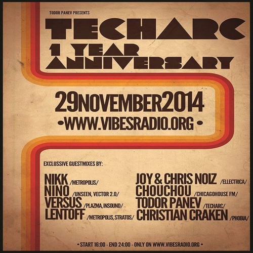 Stream Nikk Live @ TechArc's 1 Year Anniversary (29.11.2014) by Vibes Radio  Station | Listen online for free on SoundCloud
