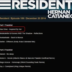 Hernan Cattaneo - Resident 189 - Stas Drive [Keep Thinking]