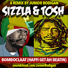 Sizzla Ft Peter Tosh - BOMBOCLAAT HAFFI GET AH BEATIN (A Junior Rodigan Remix)