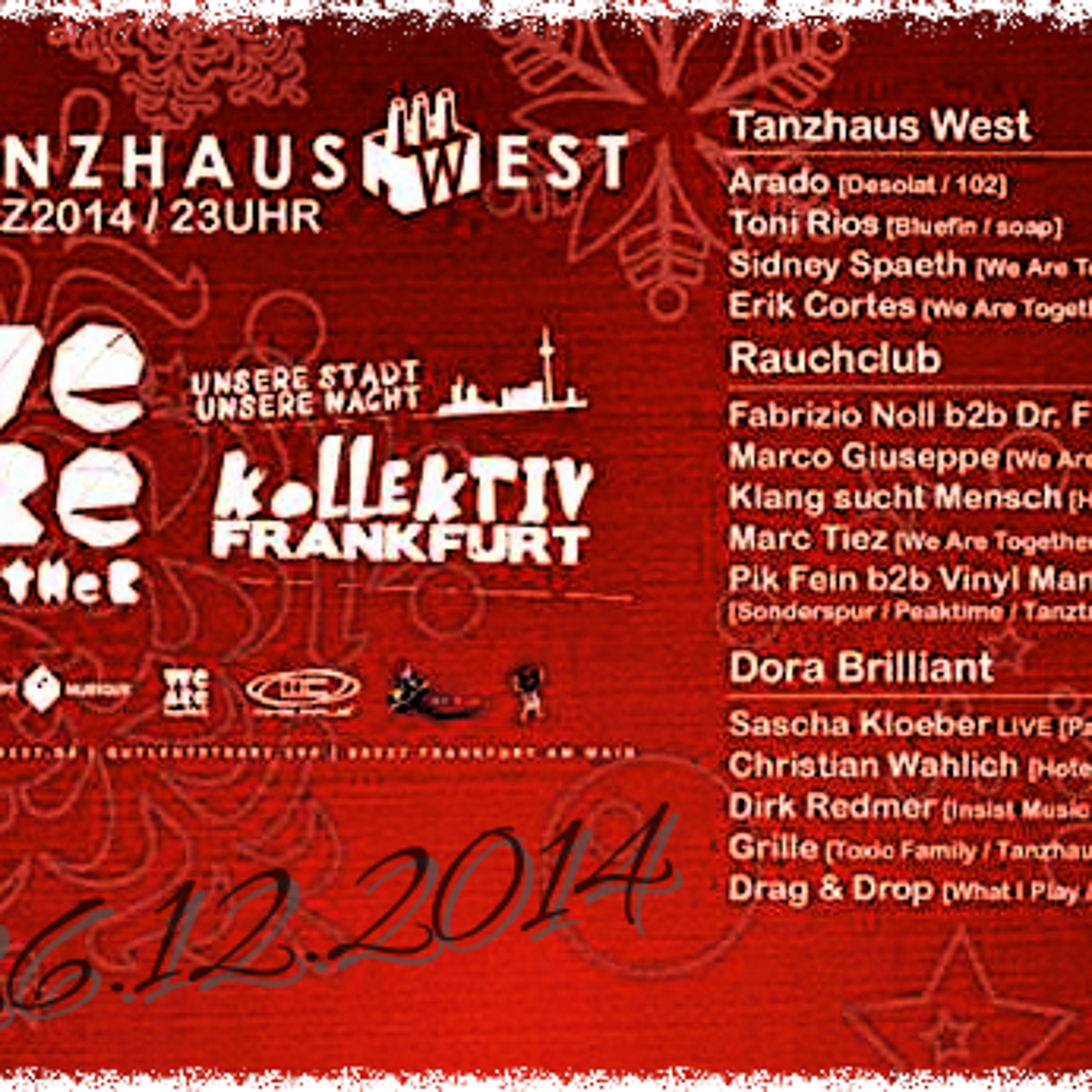 PIK-FEIN @ WE ARE TOGETHER ⎮ TANZHAUS WEST - FRANKFURT ⎮ 26.12.14 episode artwork