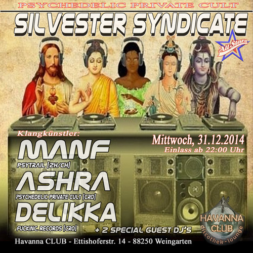 AshrA [YU] - Trying On Israeli @ Silvester Syndicate 2014 @ 1:00 AM - www.djashra.de