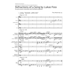 I. Refractions of a Song by Lukas Foss - Song