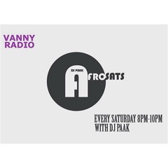 DJ PAAK #AfroSats show on Vanny Radio 3rd January 2015