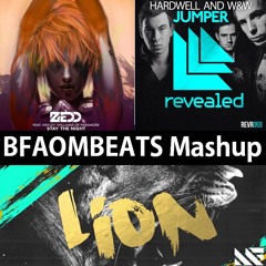 Hardwell And W&W Vs.Moti Vs. Zedd - Stay The Jumper Night Lion (BFAOMBEATS Mashup)