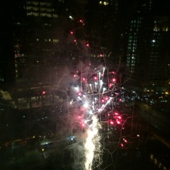 12 - 20 - 14 Fireworks Through Glass