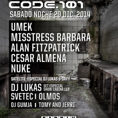 Lukas 3 decks + EFX @ CODE 101, Fabrik 21.12.2014 SPAIN