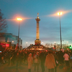Ma manif JeSuisCharlie entre Bastille et Nation à Paris