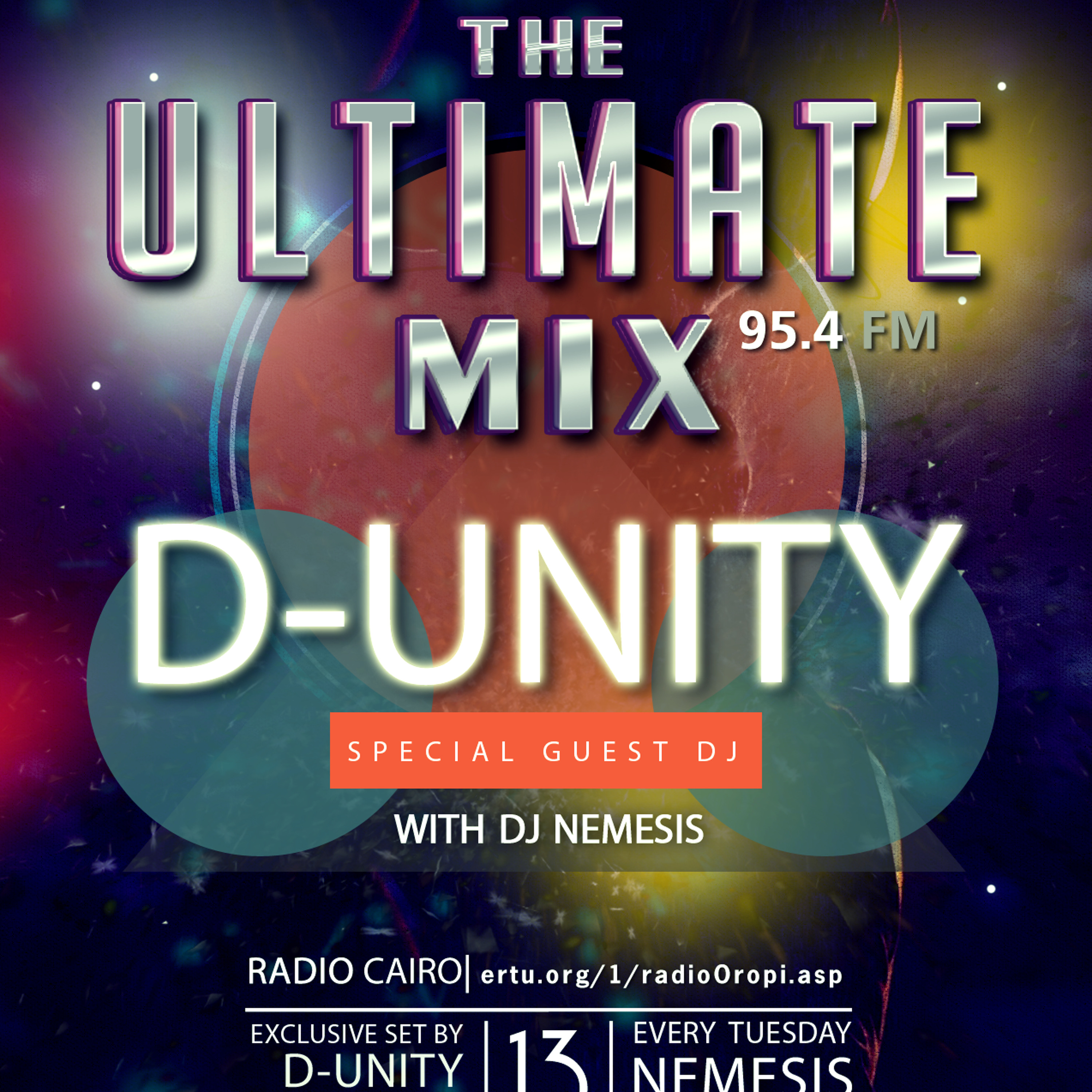 Nemesis - The Ultimate Mix Radio Show (005) 13/1/2015 (Guest D-Unity) episode artwork