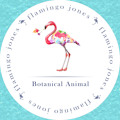 Flamingo&#x20;Jones Botanical&#x20;Animal Artwork