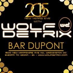 NYE 2015 Opening Hour 1 with Wolf Detrix Live @ Bar Dupont