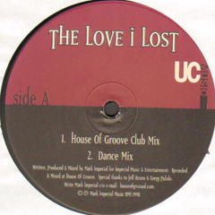 The Love I Lost Remix in memory of Kevin Irving - Mark Imperial Vs MaNic