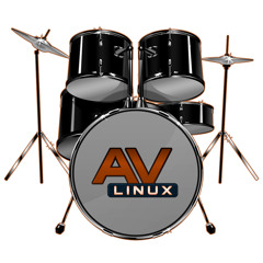 AVL-Drumkits Black Pearl 4pc. DEMO