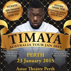 Timaya Perth Concert Radio AD