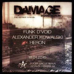 Funk D'Void At Damage Music Berlin Label Night 16.01.2015