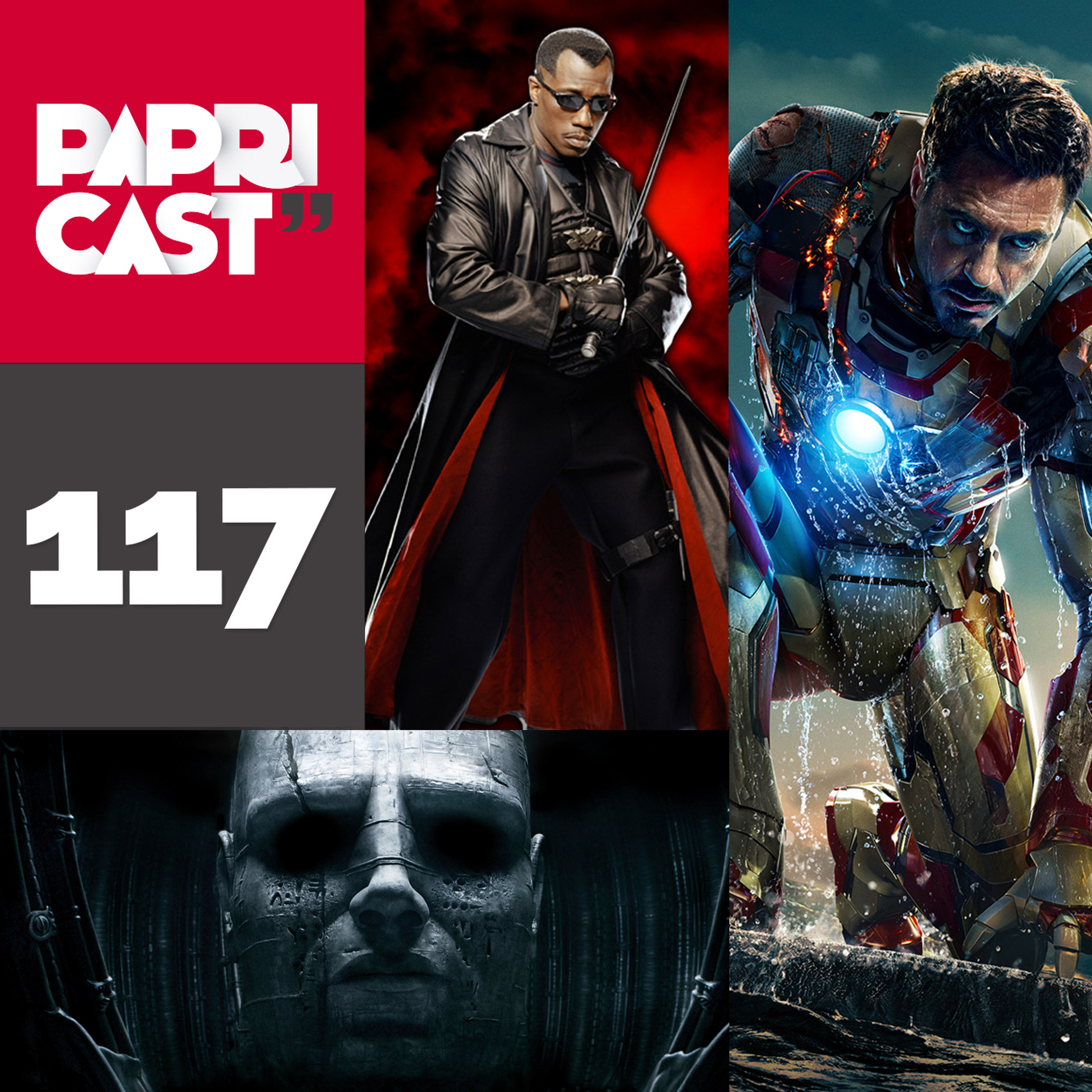Papricast 117 /// Tribunal Cinematográfico - Prometheus, Blade e Homem de Ferro 3 episode artwork