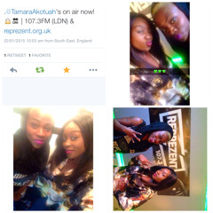 @AinaMore Part 2 morning's w/@TamaraAkotuah on @reprezentradio 107.3FM