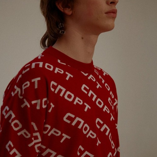 GOSHA RUBCHINSKIY ロンT Gosha Rubchinskiy a/w 15 Logo longsleeve T-shirt BLACK size