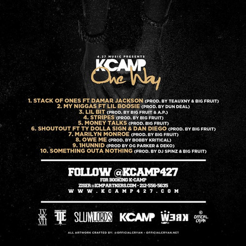 K Camp - Shoutout My Bitches Ty Dolla Sign Dan Diego One Way Full Mixtape  New Songs 2015..