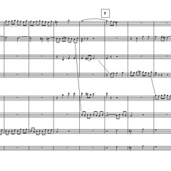 from OCTET PROJECT, "Arr. BACH fugue in c# minor [no. 4 book I] performance model