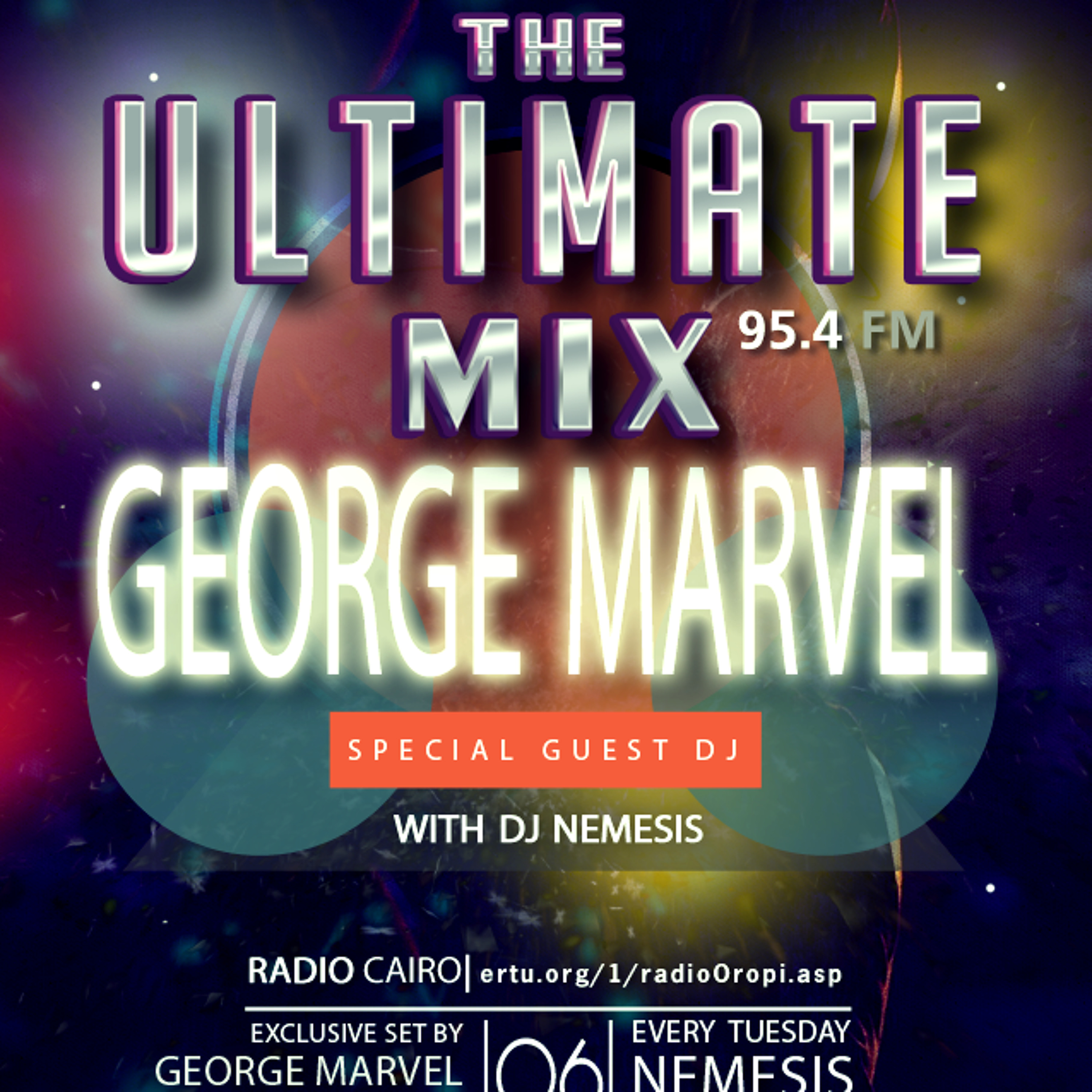 Nemesis - The Ultimate Mix Radio Show (004) 06/01/2015 (Guest George Marvel) episode artwork