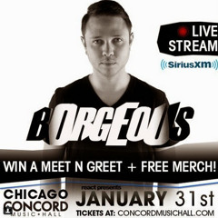 LiVE JAN 31 9pPT @BorgeousMusic on #ElectricArea @sxmElectro!
