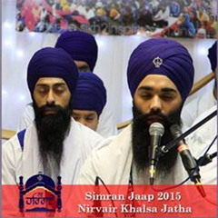 Nirvair Khalsa Jatha at Simran Jaap 2015 organise by sikh2inspire at Gurdwara Guru Harrai Sahib Ji