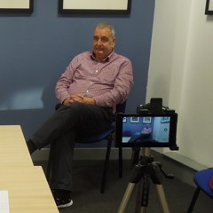 Linwood H.S., Linwood - Dec. 2014 - Students interview Alan Morris retired local Planner