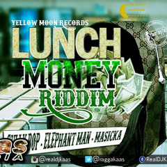 Lunch Money Riddim Instrumental/Version [Yellow Moon Records] Dancehall February 2015