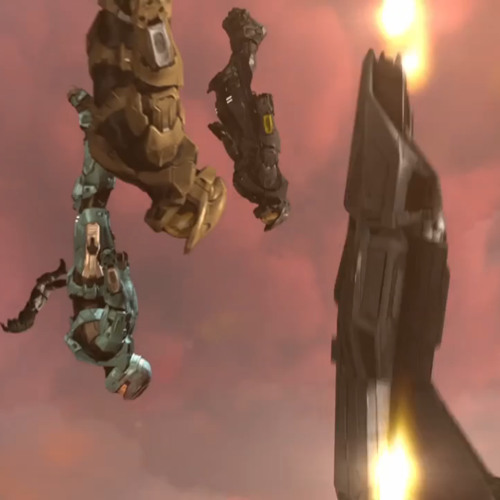 Falling Towards The Sky - Red Vs. Blue